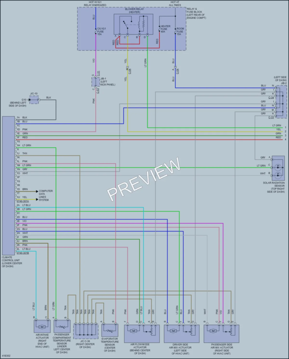 2016 Mazda 3 Air Conditioning wiring diagram preview