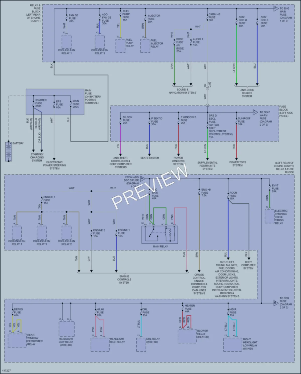 2016 Mazda 3 Power Distribution wiring diagram preview