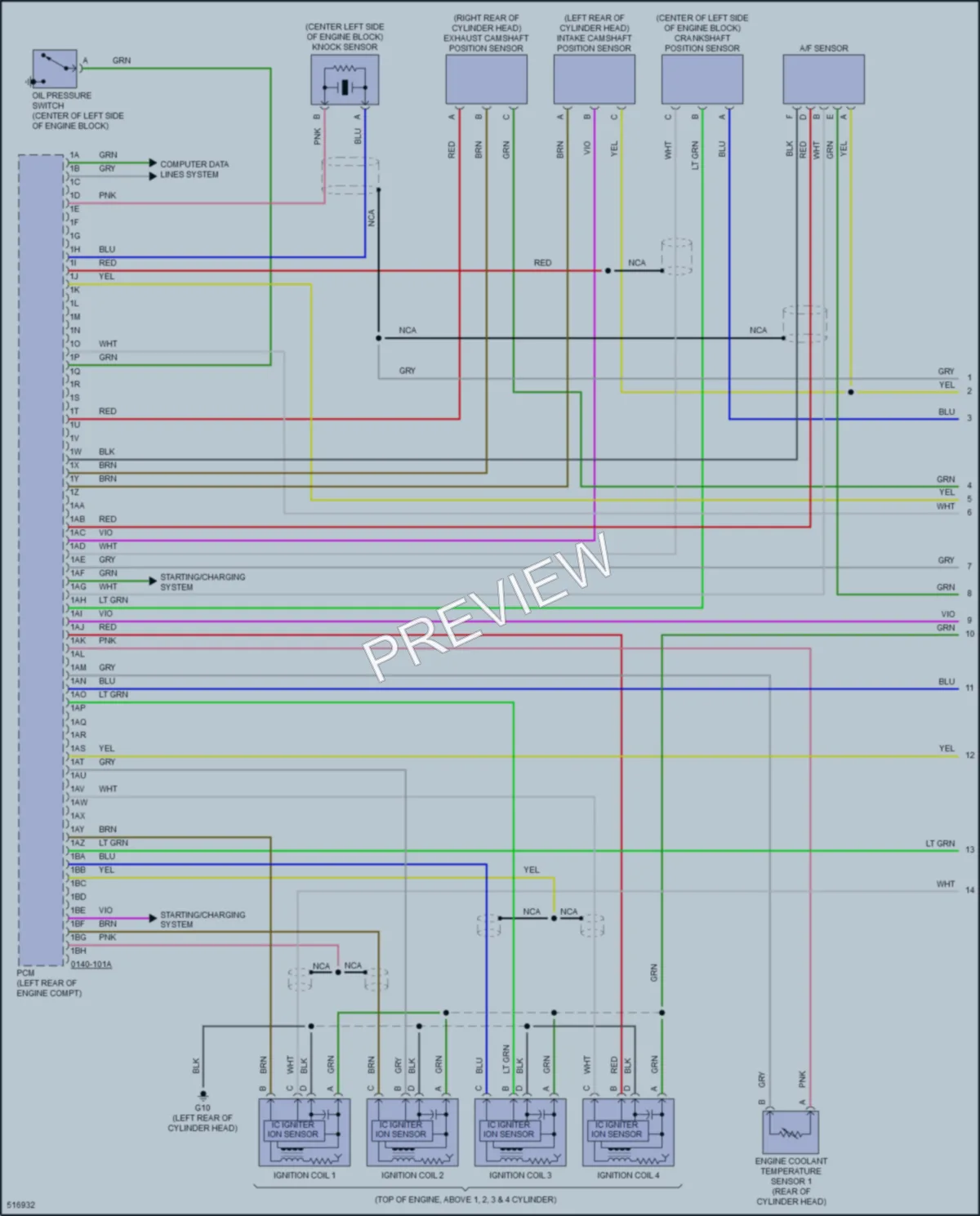 2016 Mazda CX3 Engine Performance wiring diagram preview