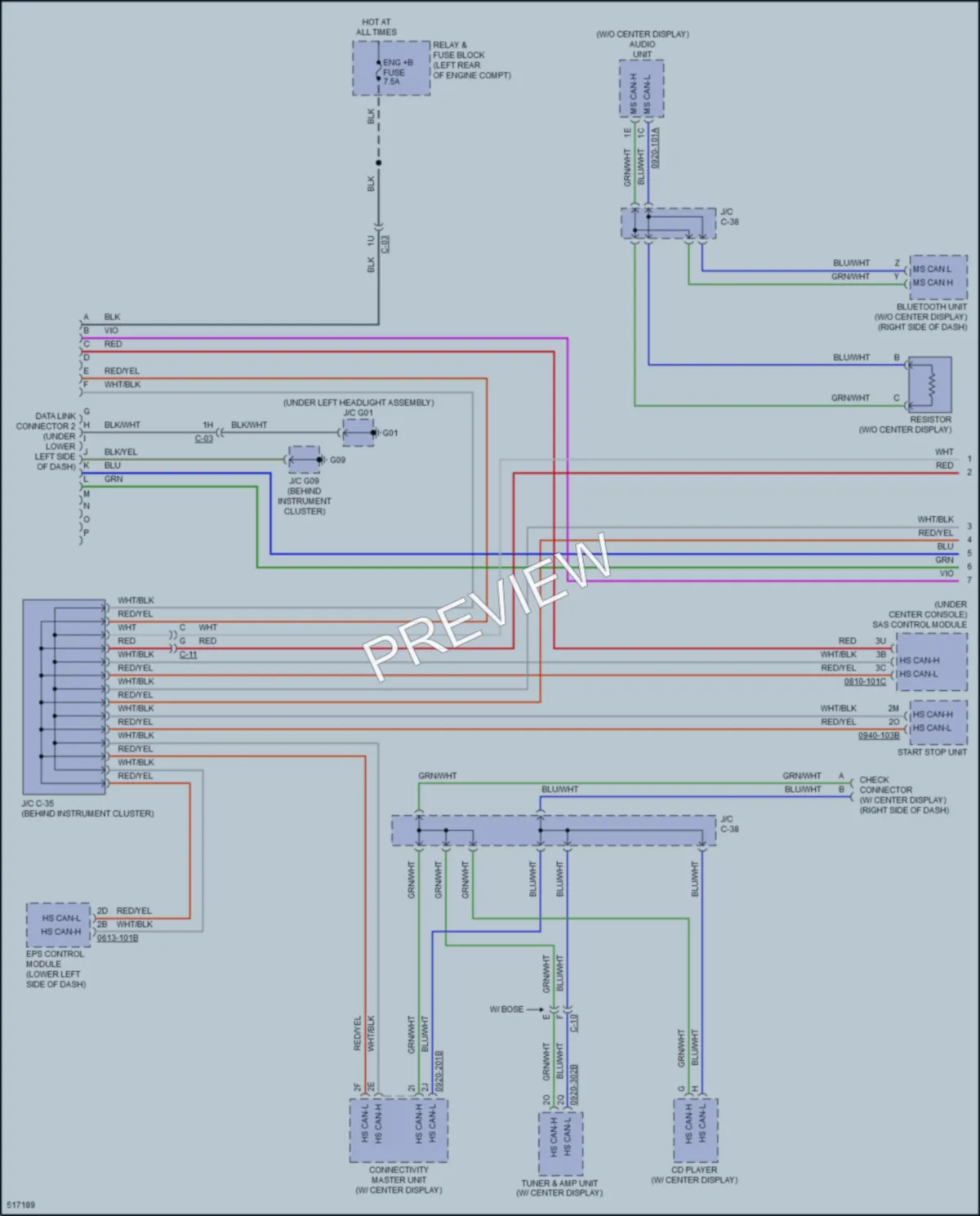 2016 Mazda CX5 Computer Data Lines wiring diagram preview