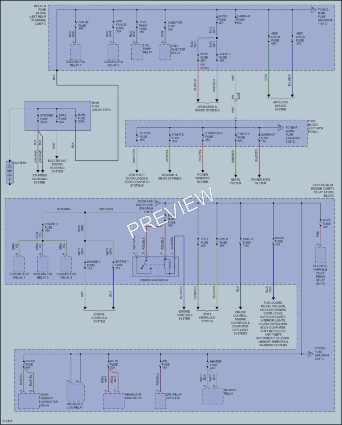2016 Mazda CX5 Power Distribution wiring diagram preview