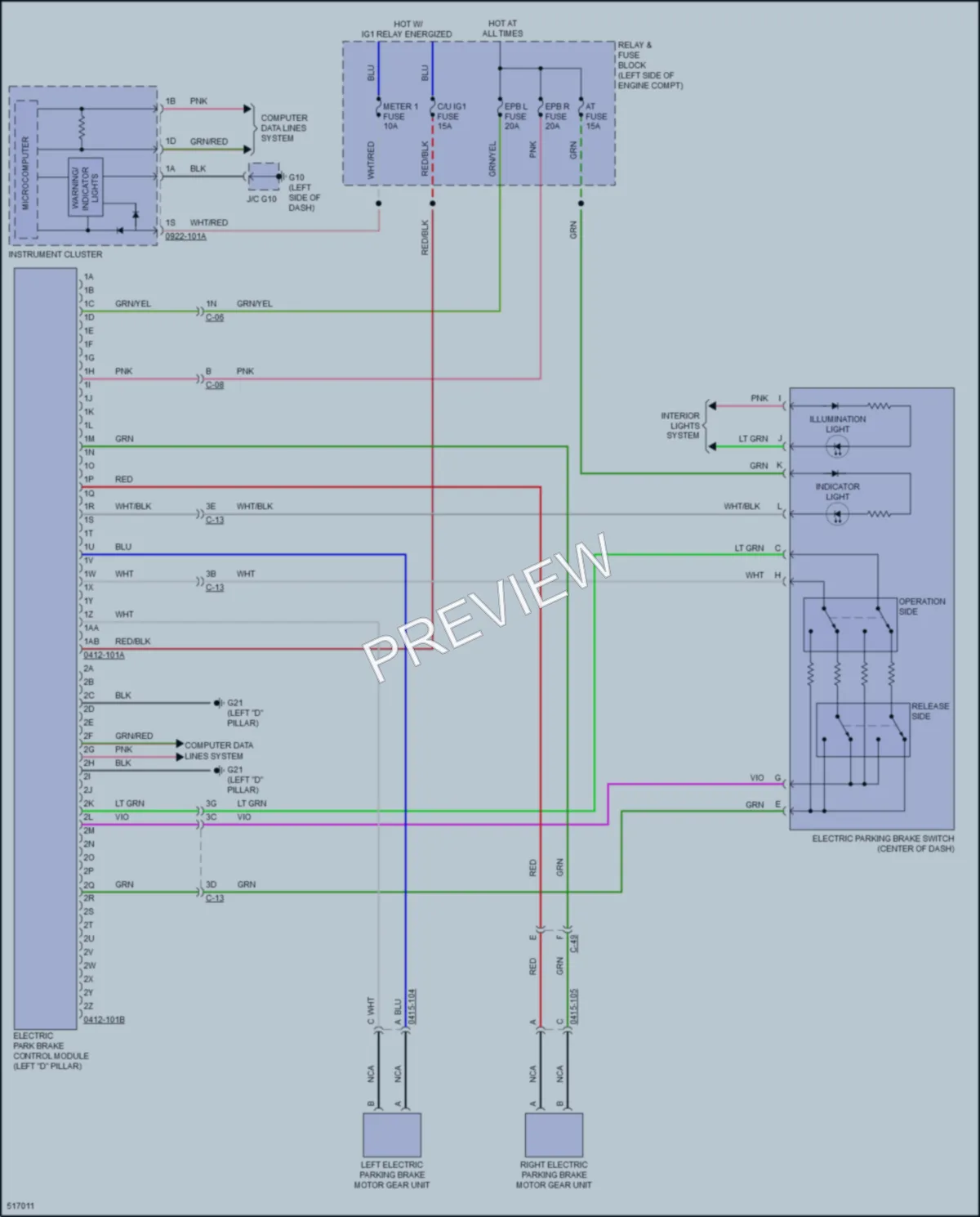 2016 Mazda CX9 Shift Interlock wiring diagram preview