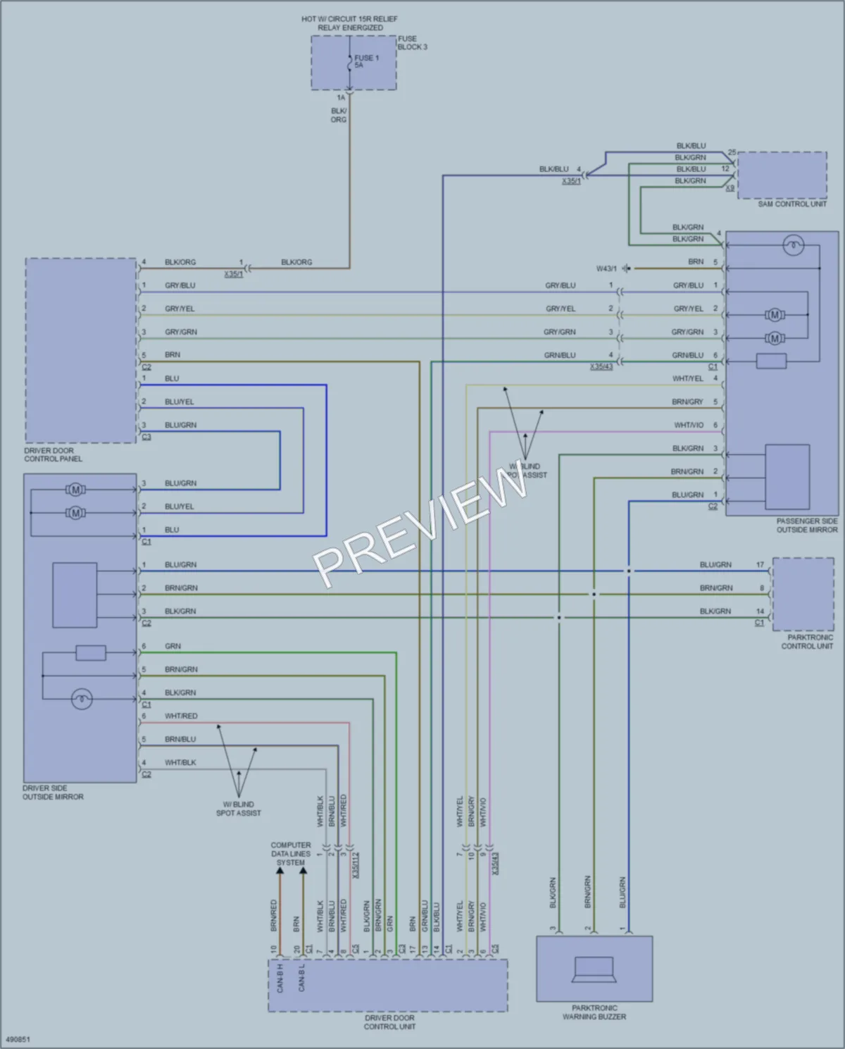 2016 MercedesBenz 2500Sprinter Emergency Vehicle Systems wiring diagram preview
