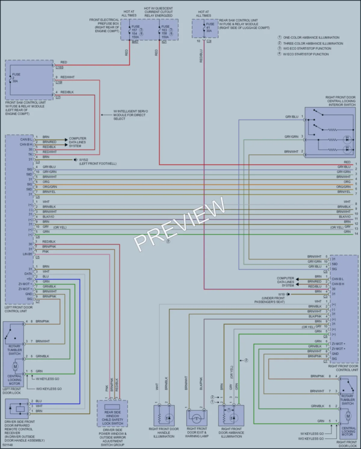 2016 MercedesBenz E250BLUETEC Power Door Locks wiring diagram preview