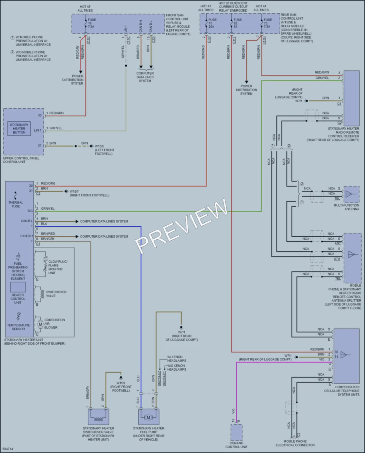 2016 MercedesBenz E400 Engine Accessories wiring diagram preview