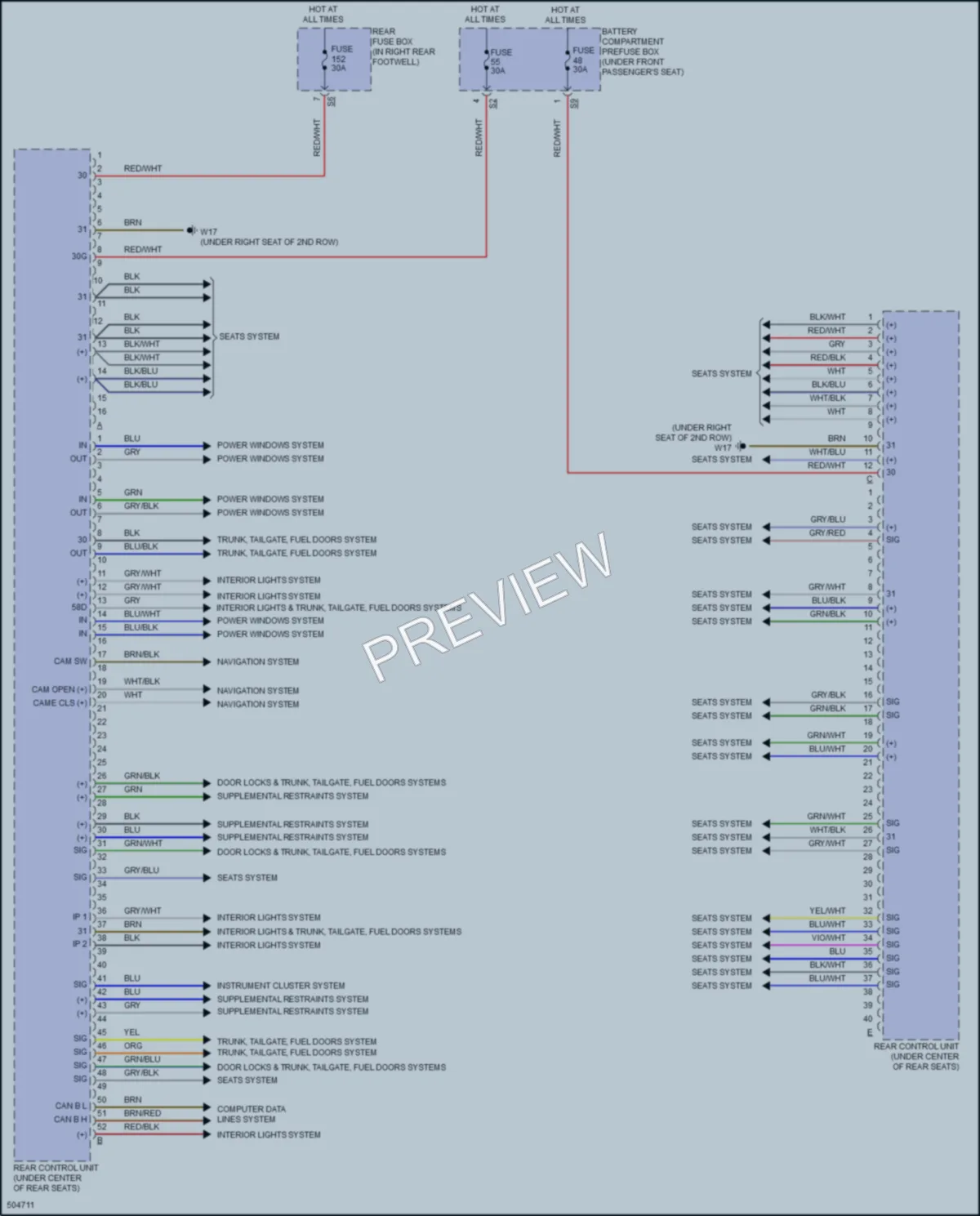 2016 MercedesBenz GLE350 Body Control Modules wiring diagram preview