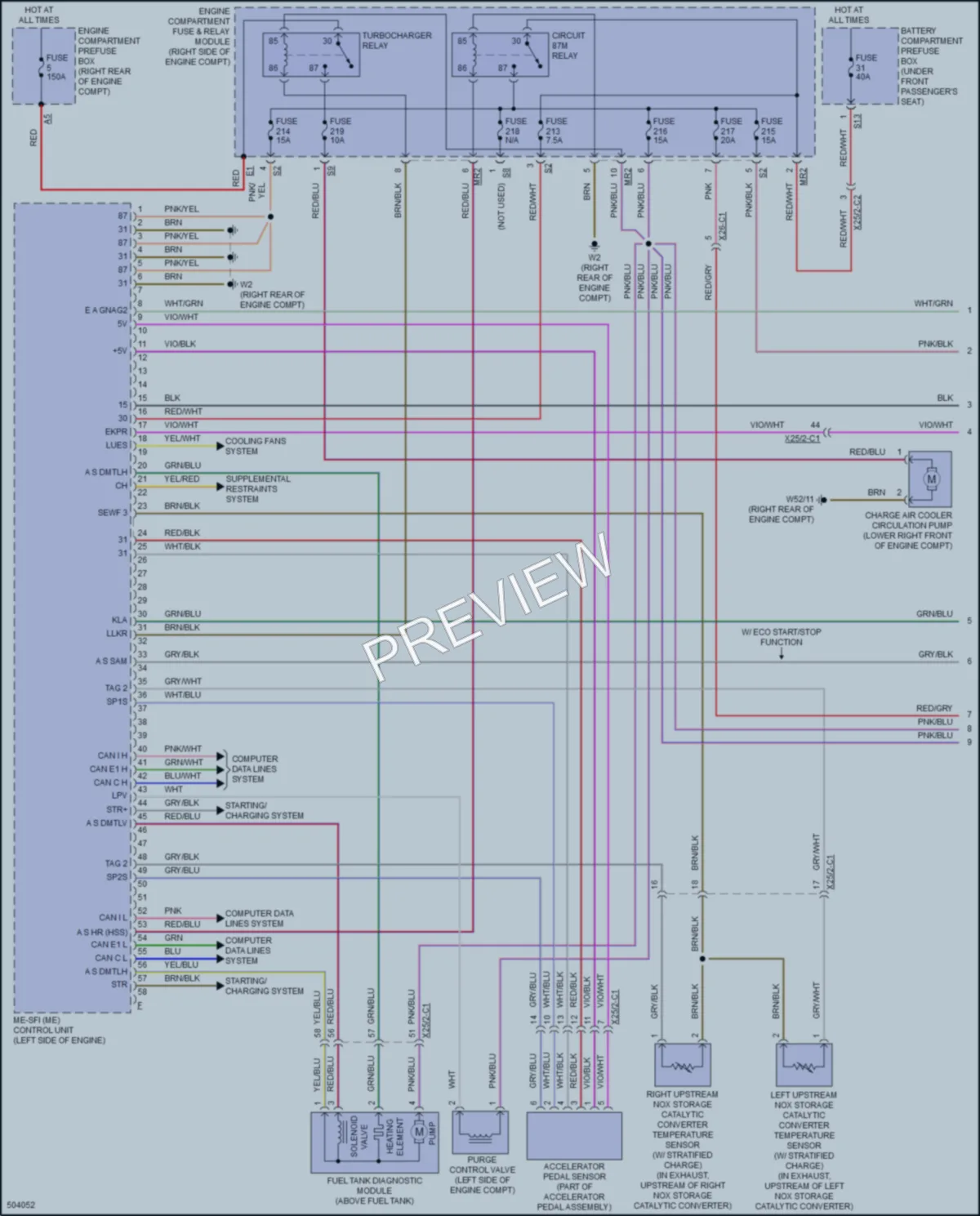 2016 MercedesBenz GLE400 Engine Performance wiring diagram preview