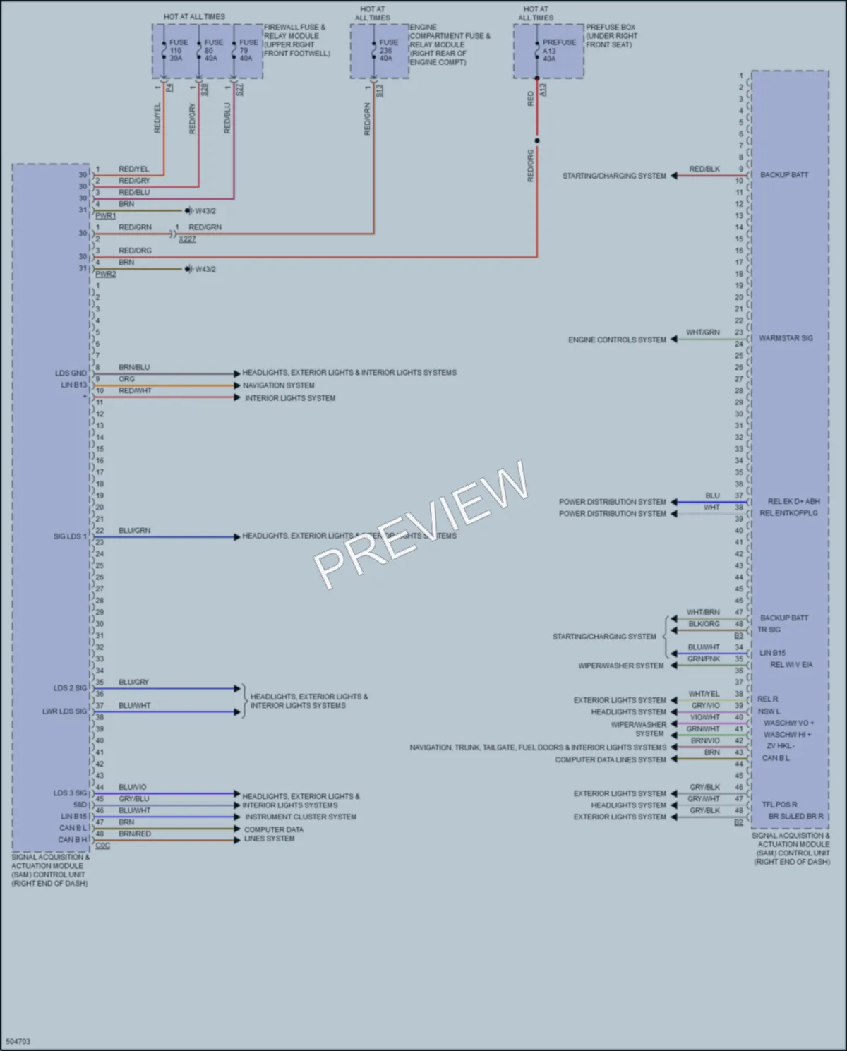 2016 MercedesBenz Metris Body Control Modules wiring diagram preview