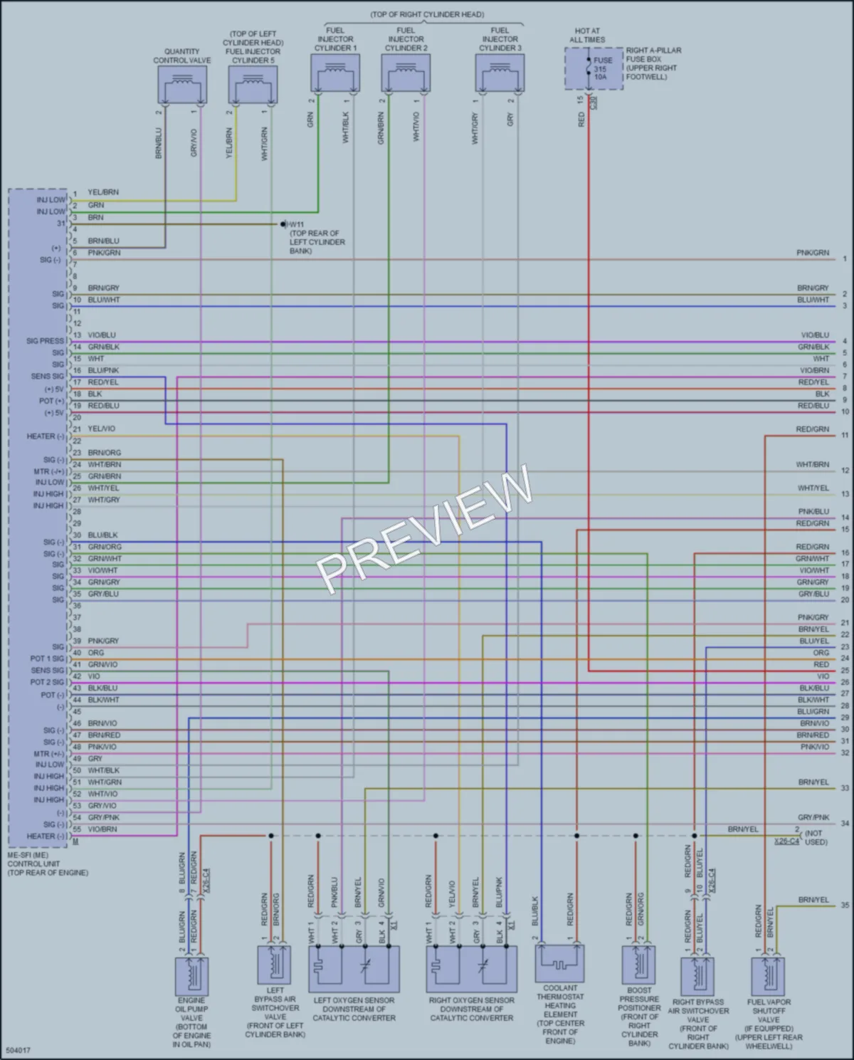 2016 MercedesBenz S550e Engine Performance wiring diagram preview