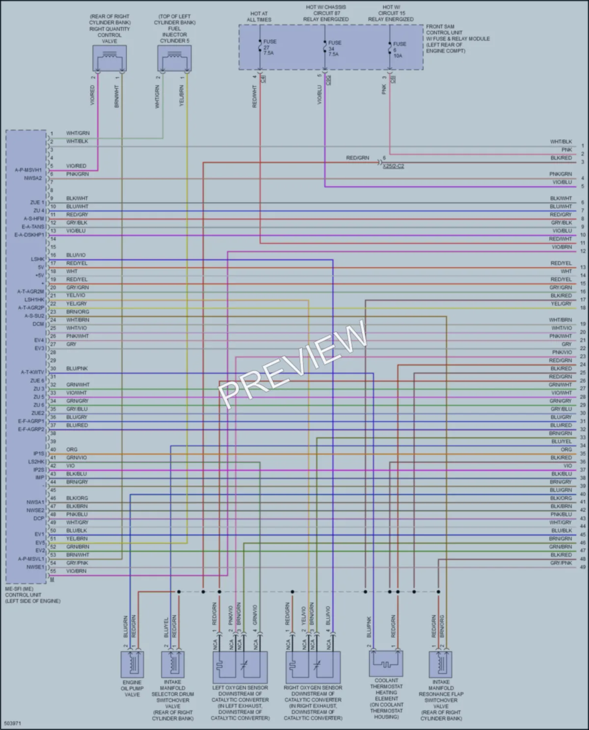2016 MercedesBenz SLK350 Engine Performance wiring diagram preview