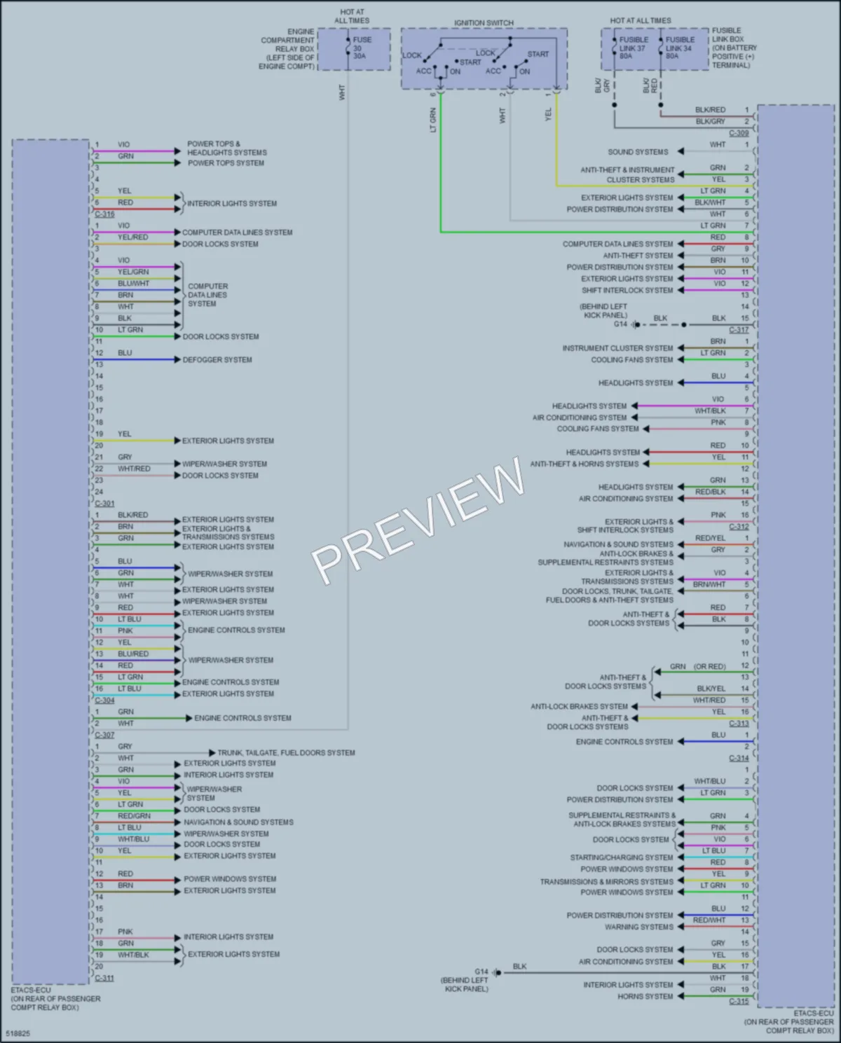 2016 Mitsubishi LancerSportback Body Control Modules wiring diagram preview