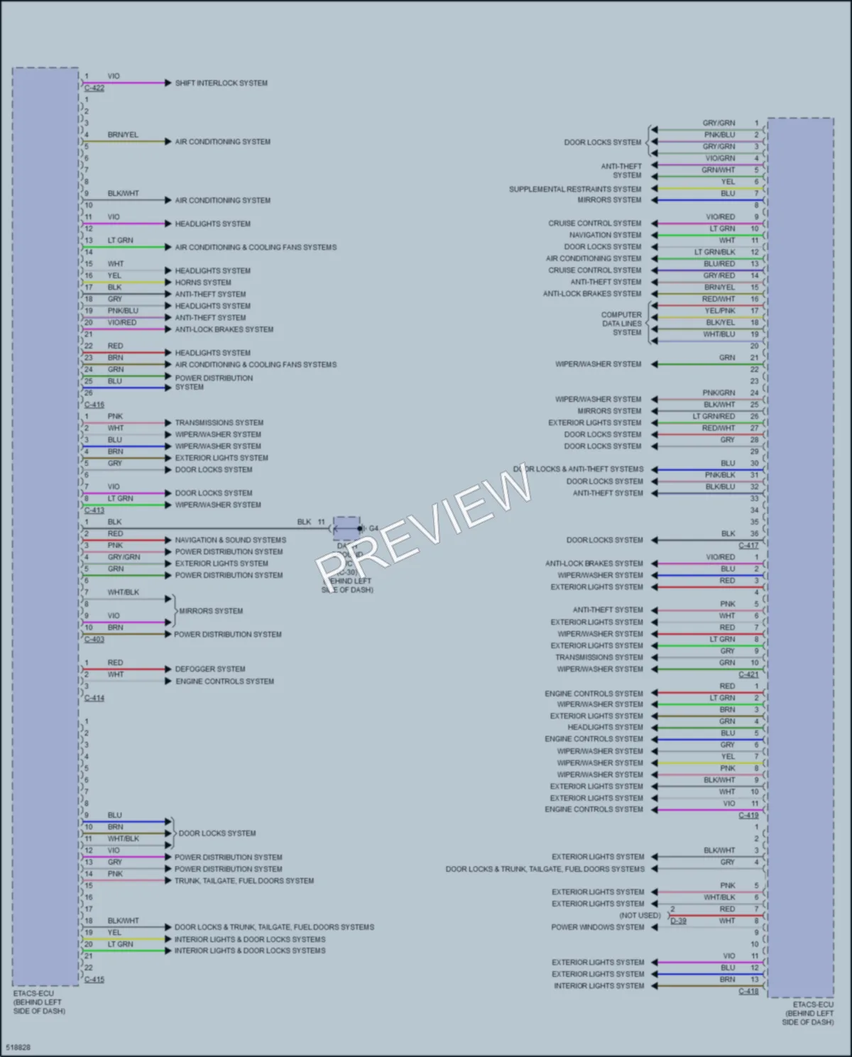 2016 Mitsubishi Outlander Body Control Modules wiring diagram preview