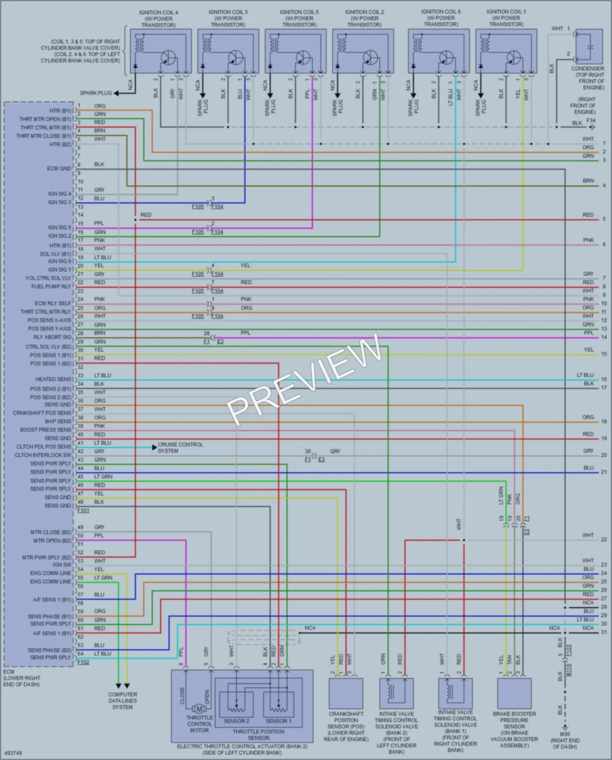 2016 Nissan 370Z Engine Performance wiring diagram preview