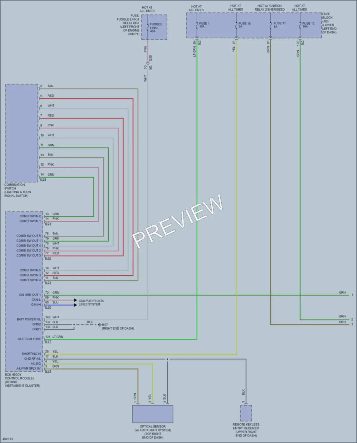 2016 Nissan Maxima Headlights wiring diagram preview