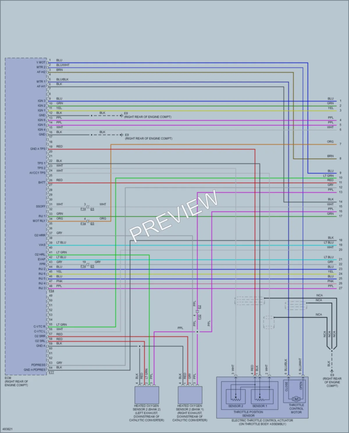 2016 Nissan NV2500HD Engine Performance wiring diagram preview