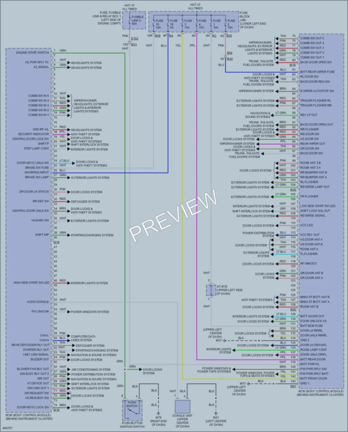 2016 Nissan Pathfinder Body Control Modules wiring diagram preview