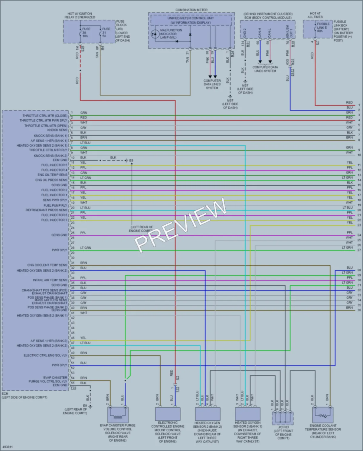2016 Nissan Pathfinder Engine Performance wiring diagram preview