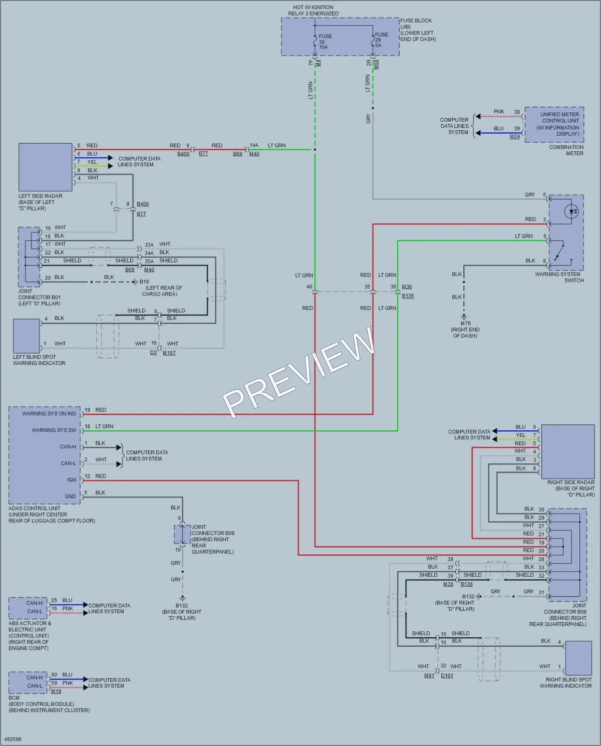 2016 Nissan Pathfinder Navigation wiring diagram preview
