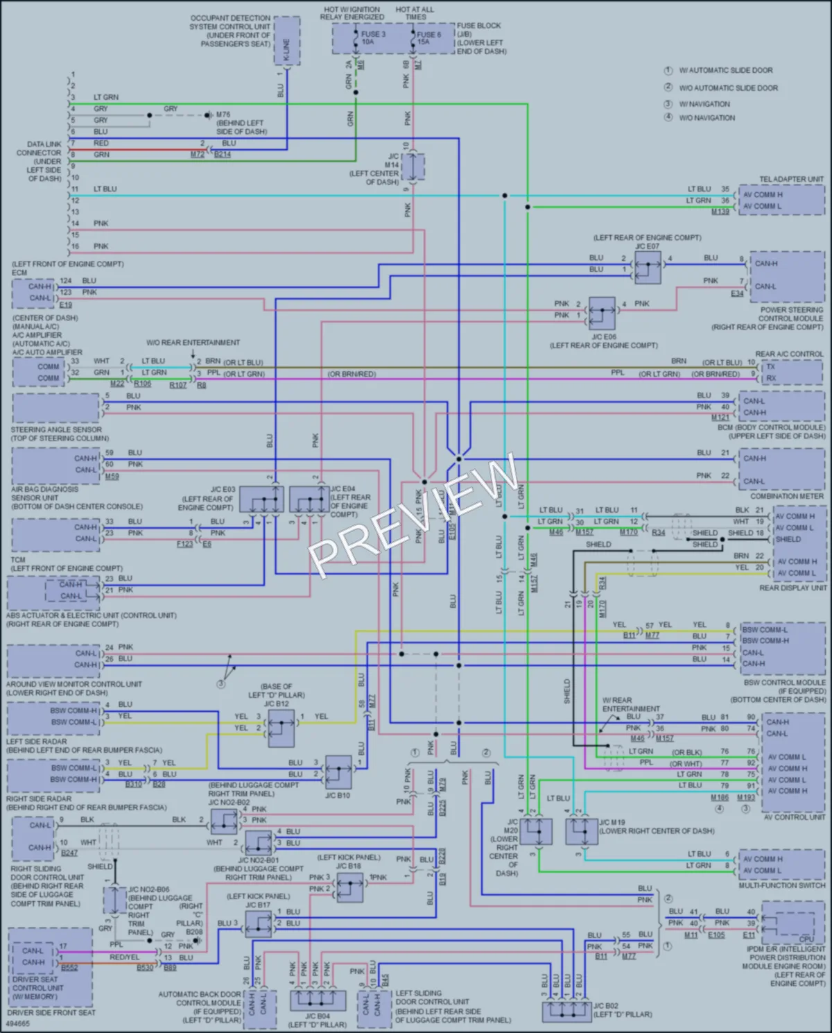 2016 Nissan Quest Computer Data Lines wiring diagram preview