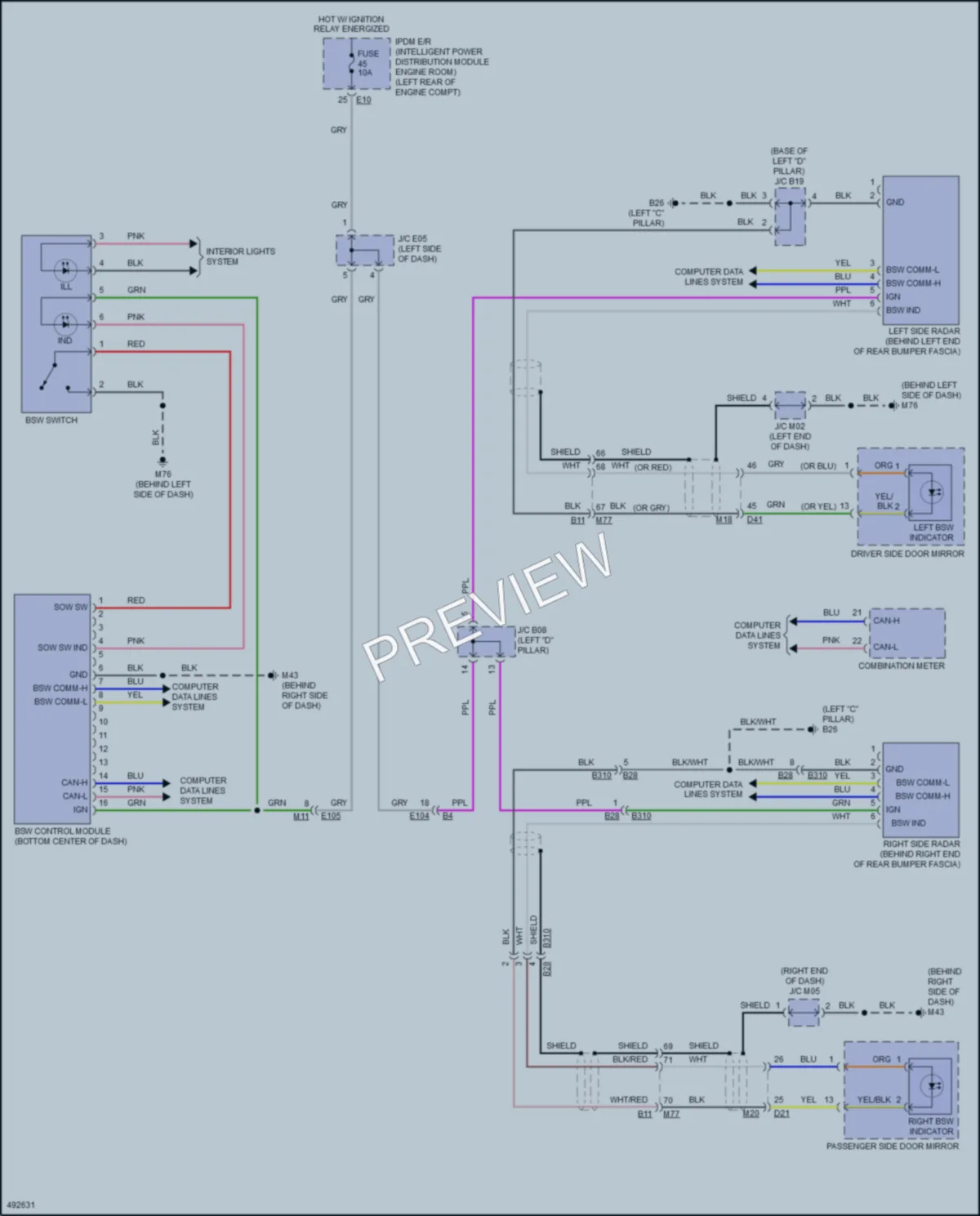 2016 Nissan Quest Navigation wiring diagram preview