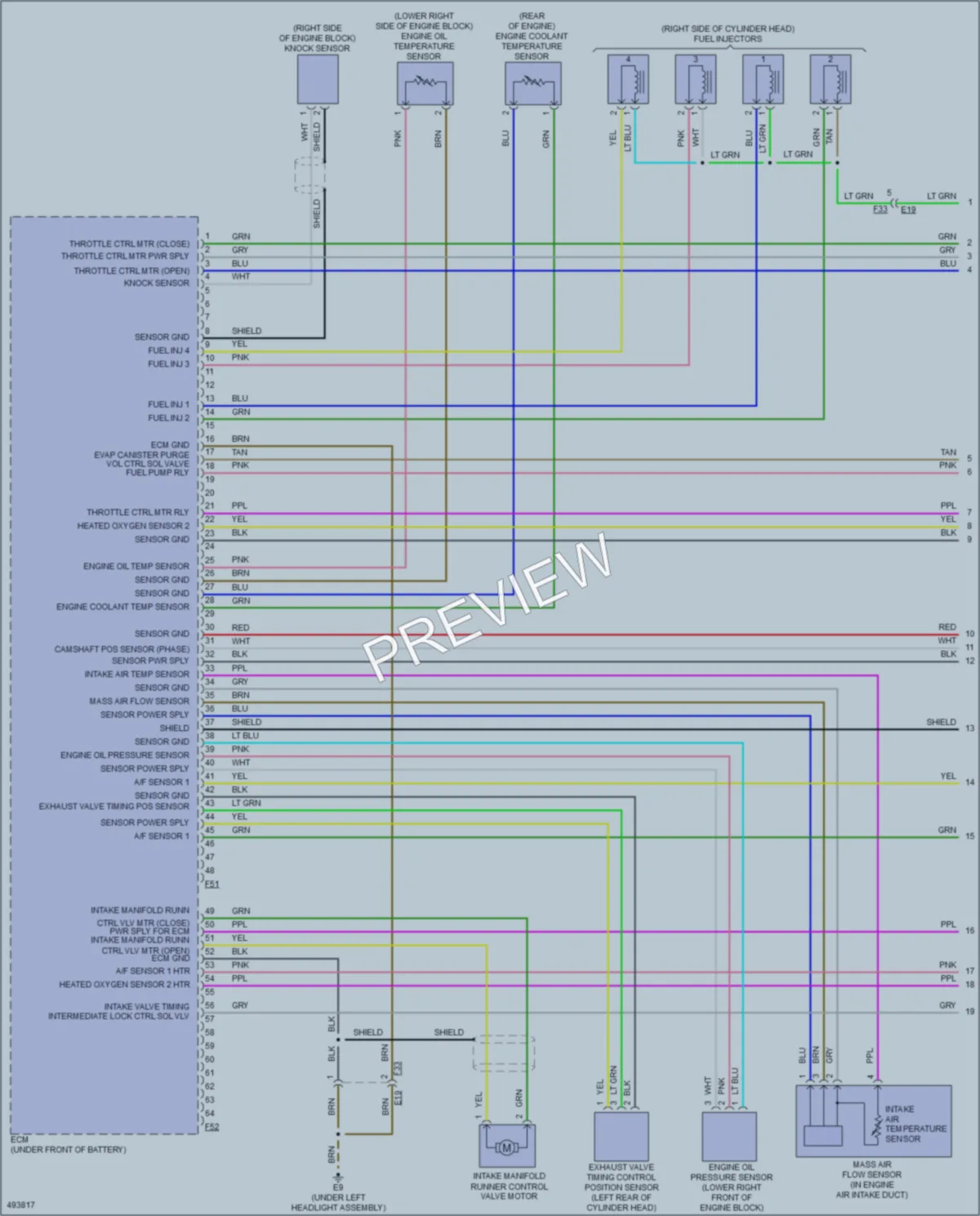 2016 Nissan Rogue Engine Performance wiring diagram preview
