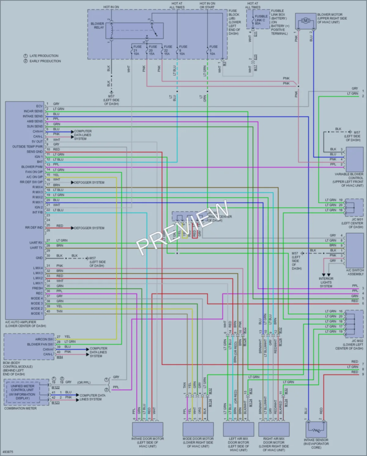 2016 Nissan Sentra Air Conditioning wiring diagram preview