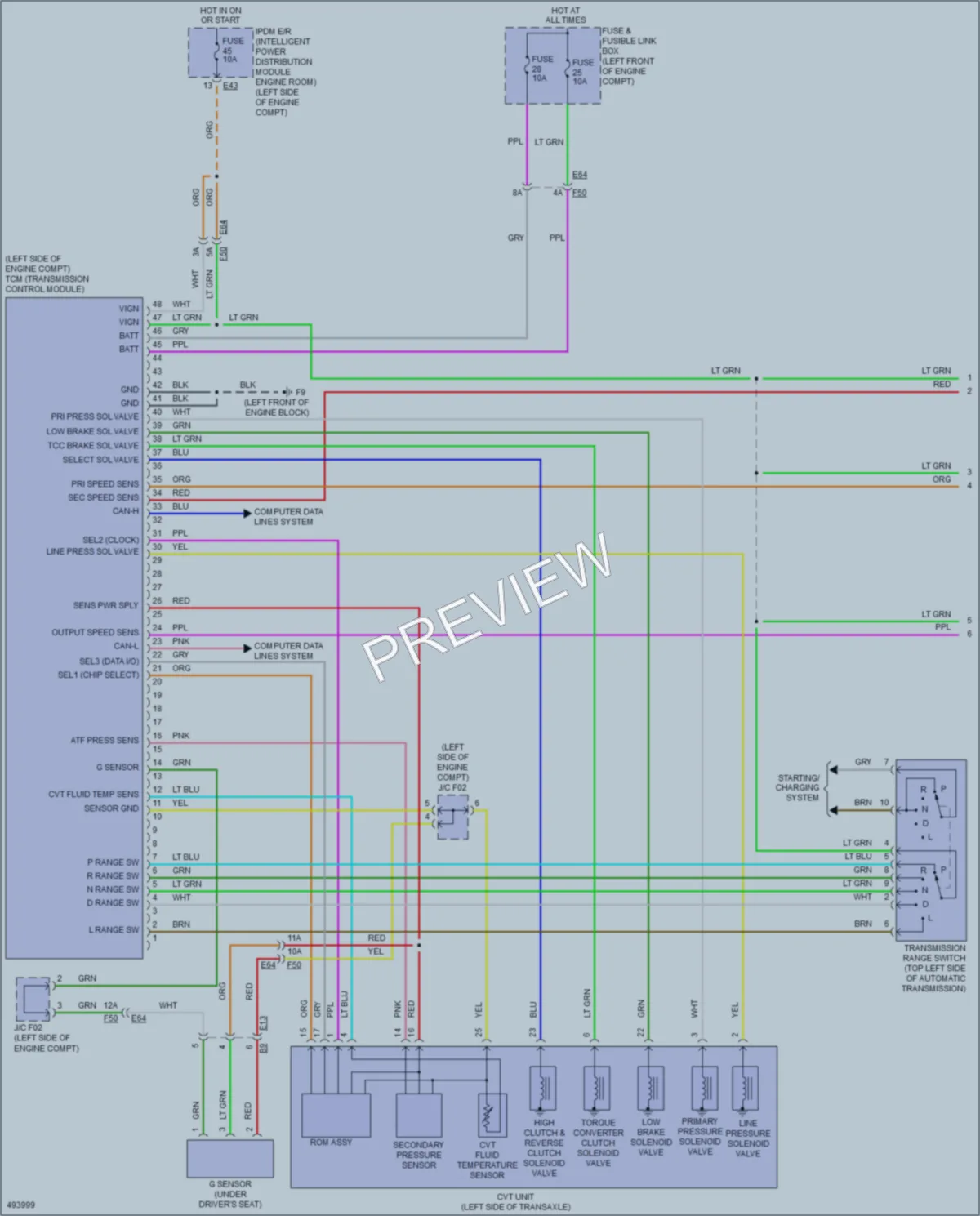 2016 Nissan Sentra Transmission wiring diagram preview