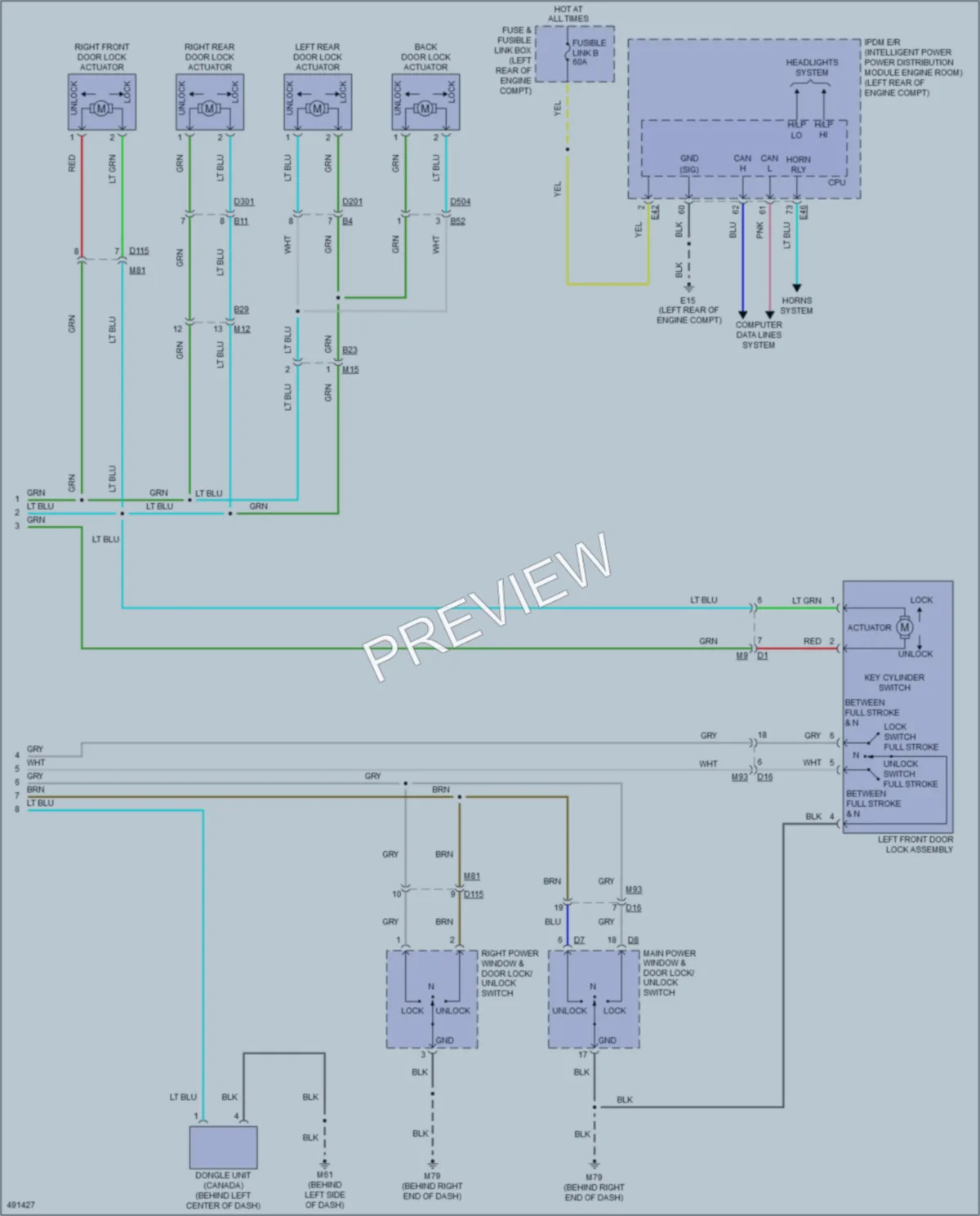 2016 Nissan VersaNote Anti Theft wiring diagram preview