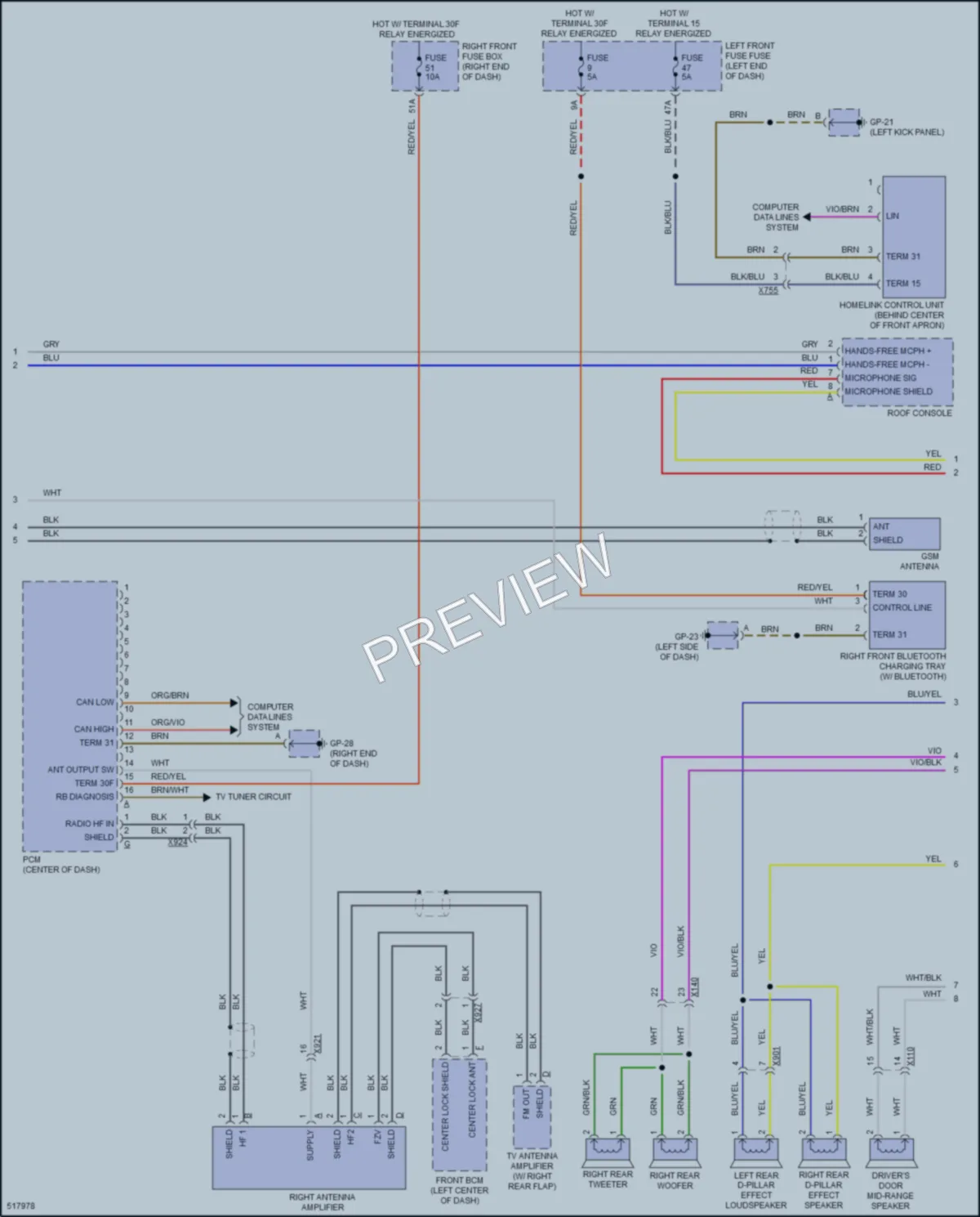 2016 Porsche CayenneHybrid Navigation wiring diagram preview