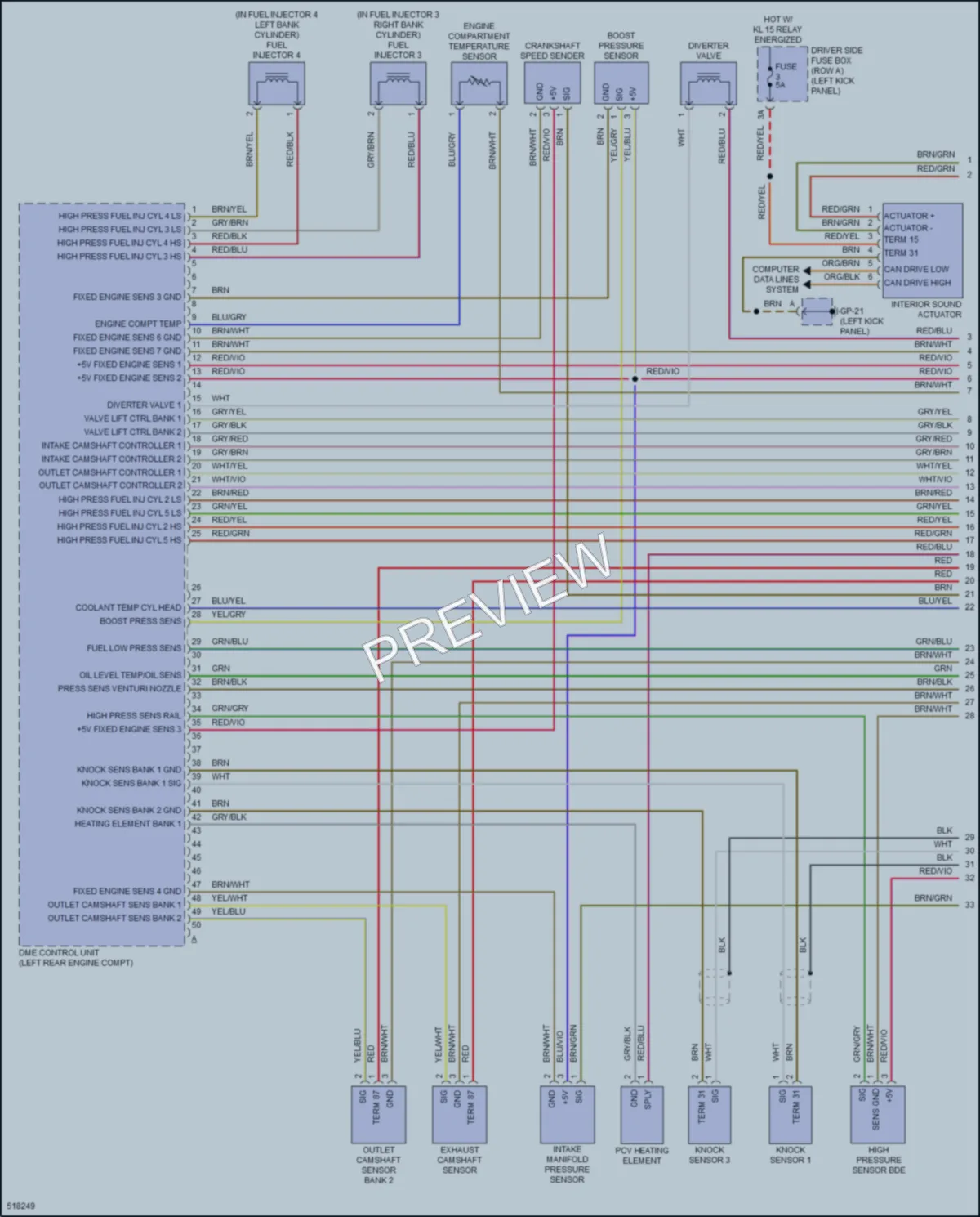 2016 Porsche Macan Engine Performance wiring diagram preview