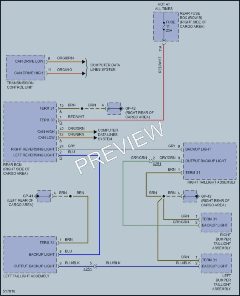 2016 Porsche Macan Exterior Lights wiring diagram preview