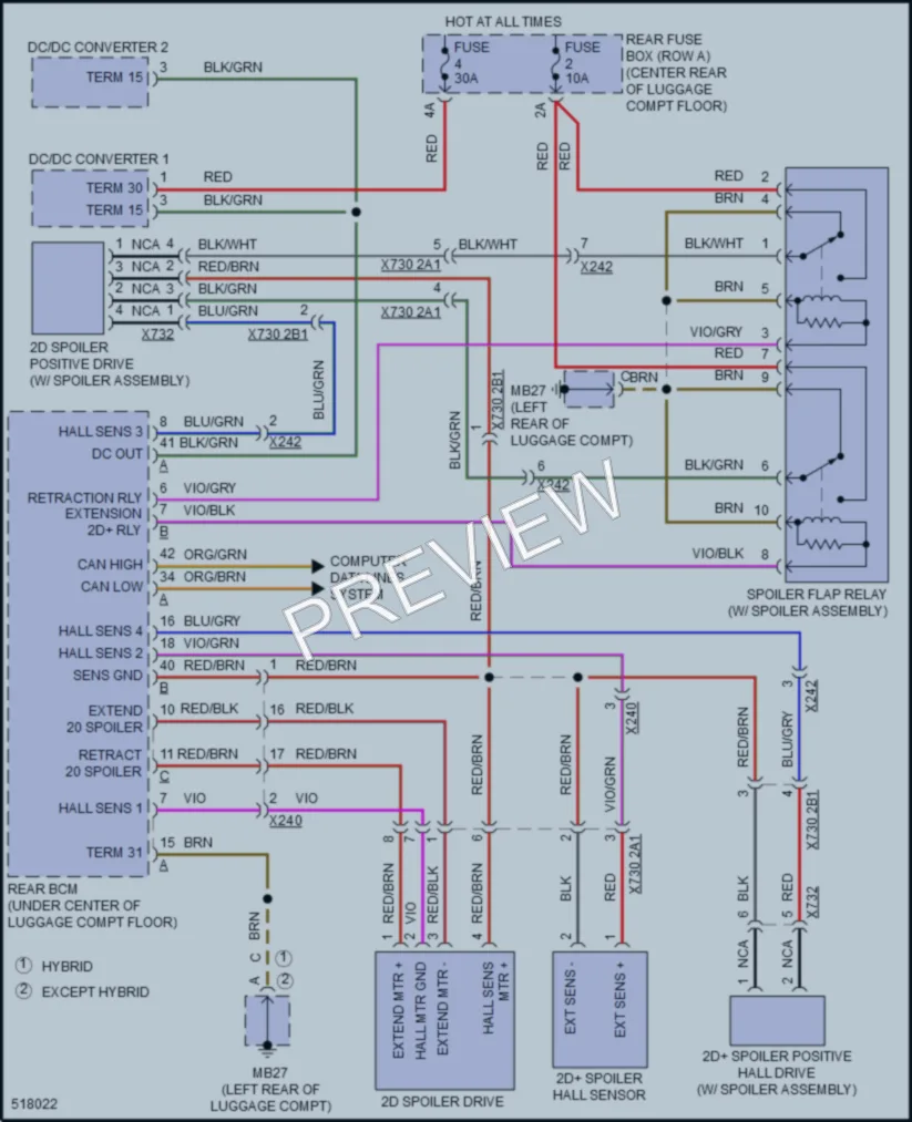 2016 Porsche Panamera Active Bodyworks wiring diagram preview