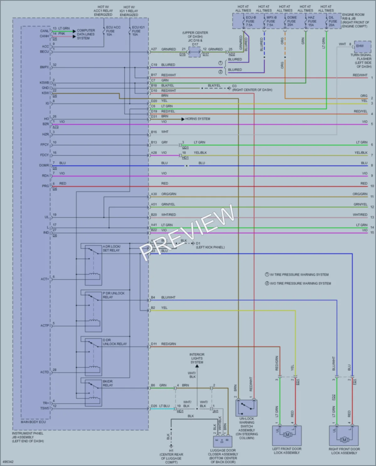 2016 Scion FRS Anti Theft Wiring Diagrams protected preview