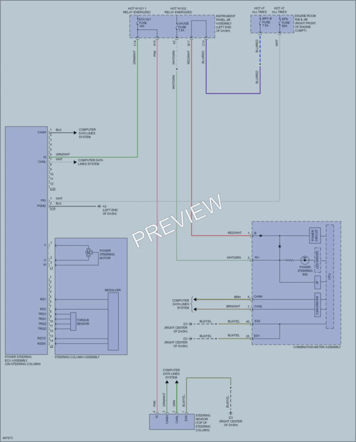 2016 Scion FRS Electronic Power Steering Wiring Diagrams protected preview