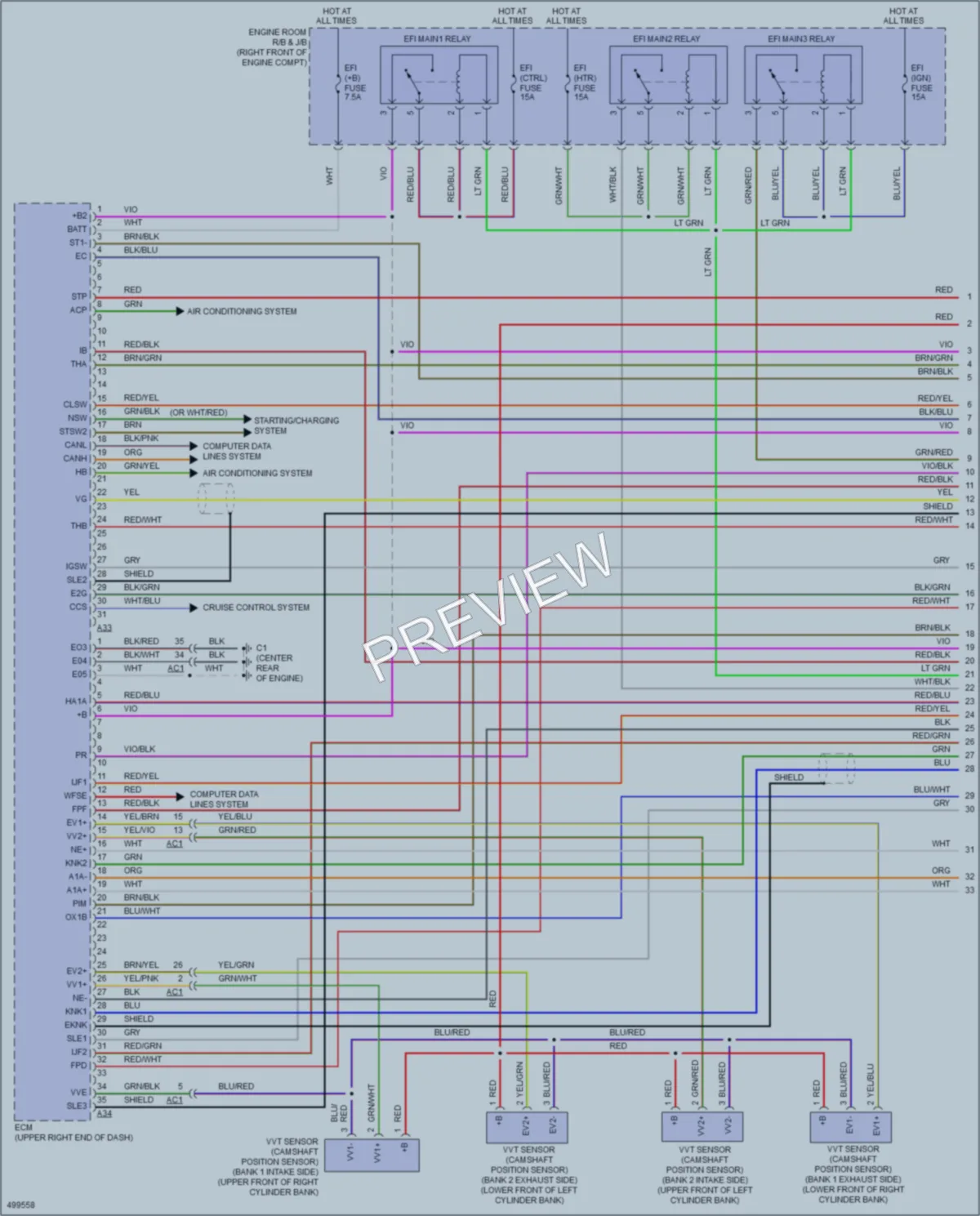 2016 Scion FRS Engine Performance wiring diagram preview