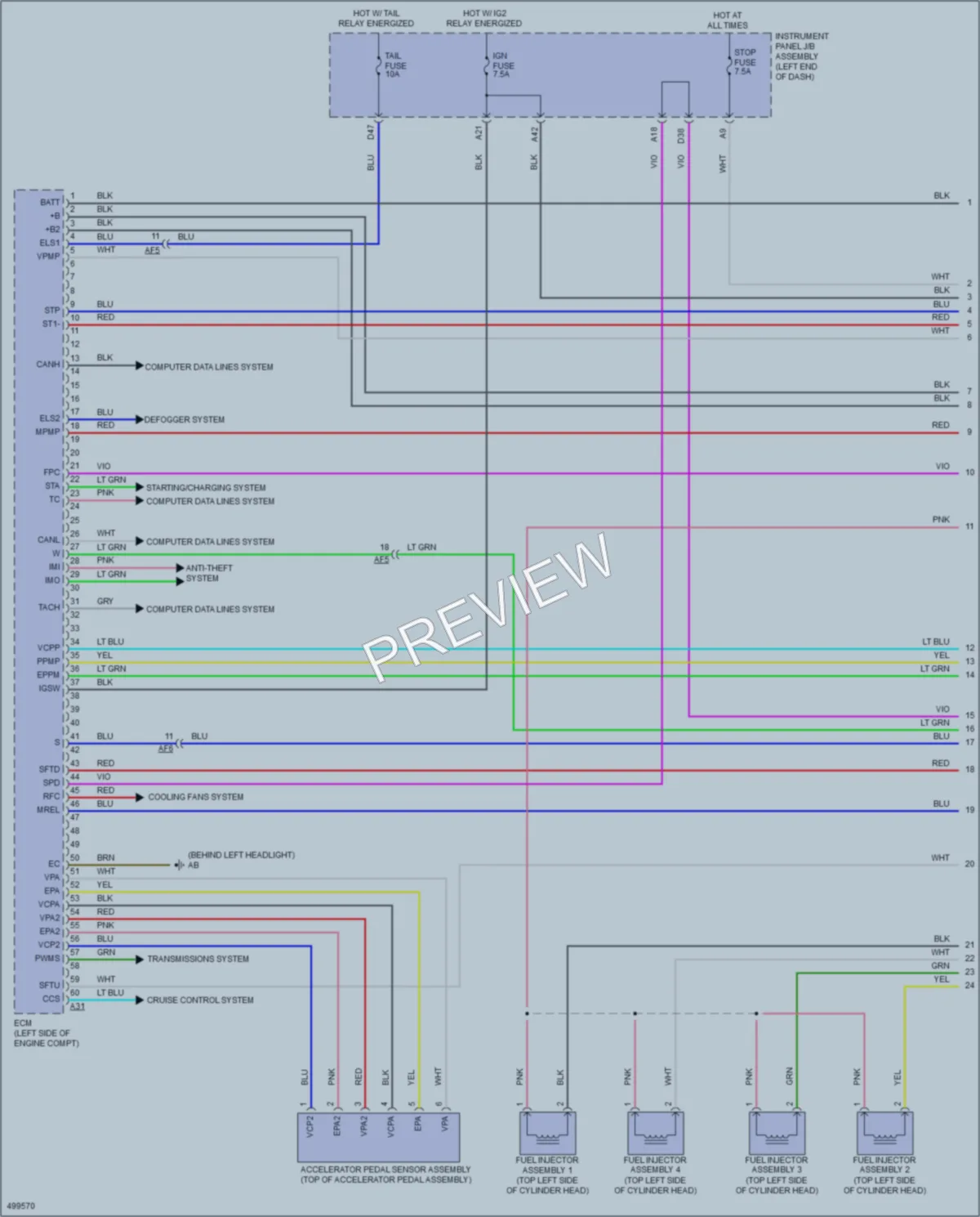 2016 Scion iM Engine Performance wiring diagram preview