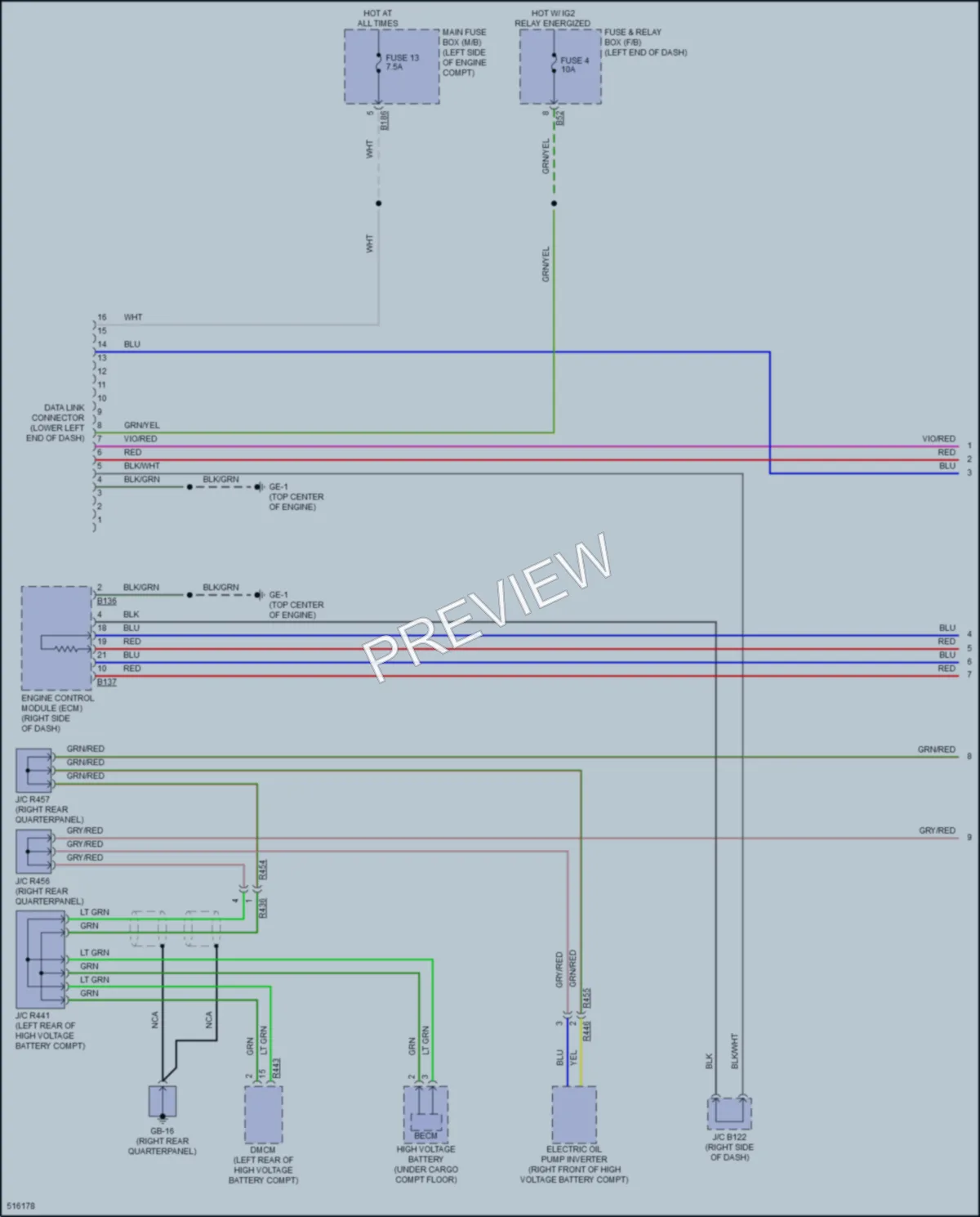 2016 Subaru Crosstrek Computer Data Lines wiring diagram preview