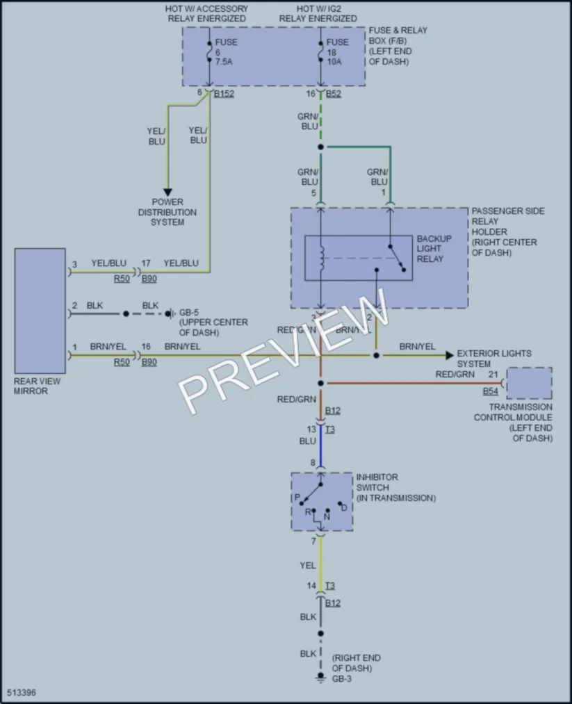 2016 Subaru Crosstrek Power Mirrors wiring diagram preview