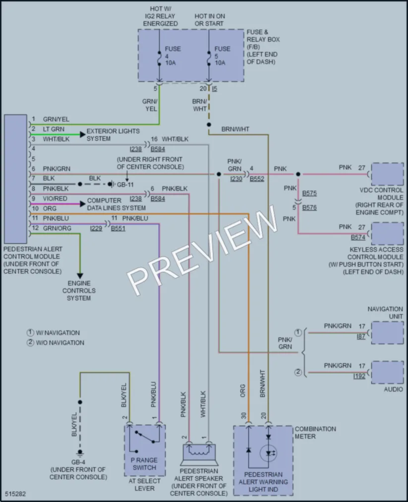 2016 Subaru CrosstrekHybrid Active Bodyworks wiring diagram preview