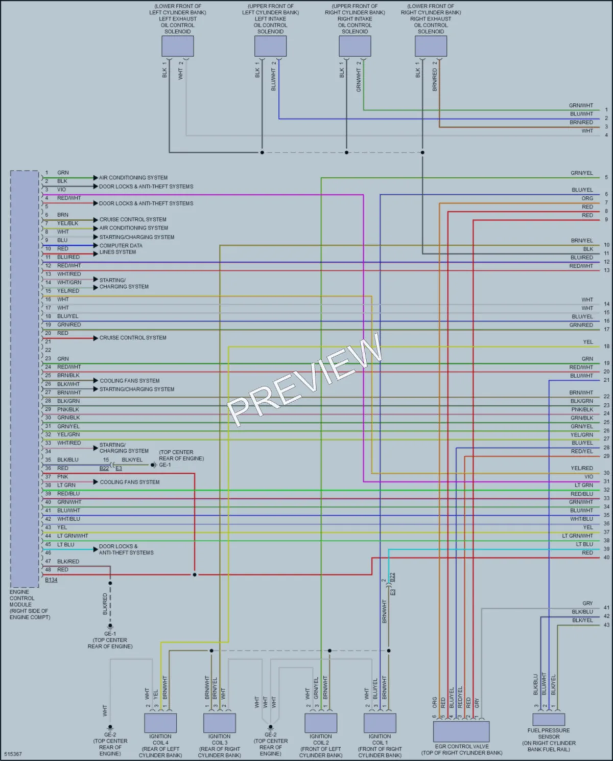 2016 Subaru Forester Engine Performance wiring diagram preview
