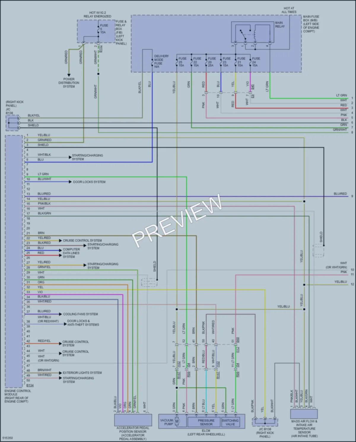 2016 Subaru Legacy Engine Performance wiring diagram preview