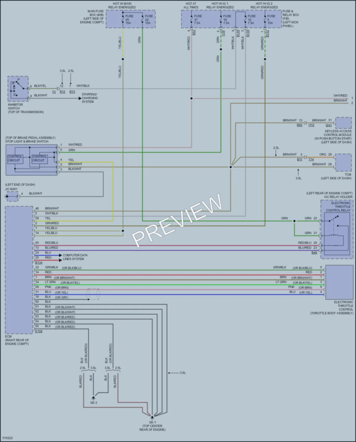 2016 Subaru Outback Navigation wiring diagram preview
