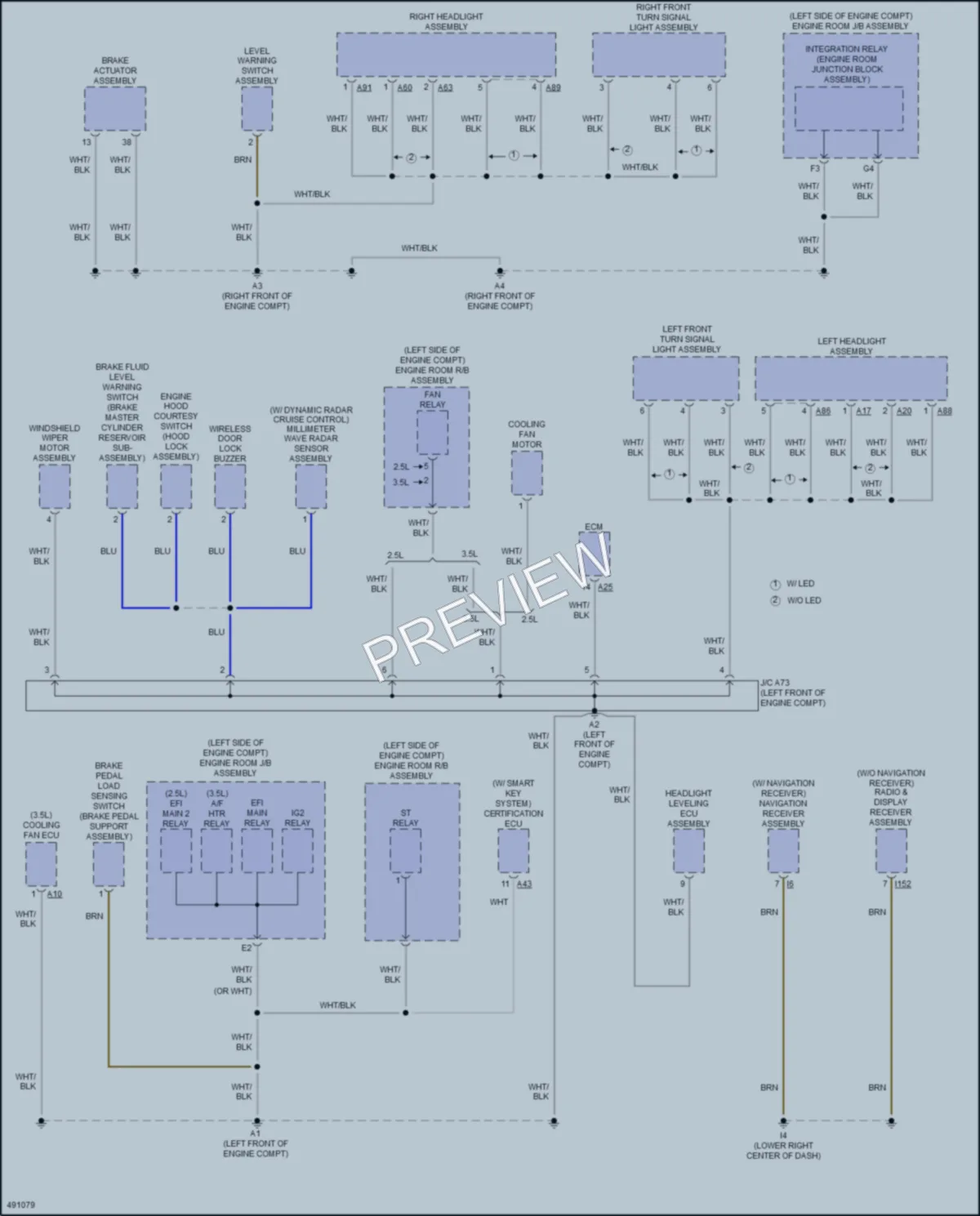 2016 Toyota Camry Ground Distribution wiring diagram preview
