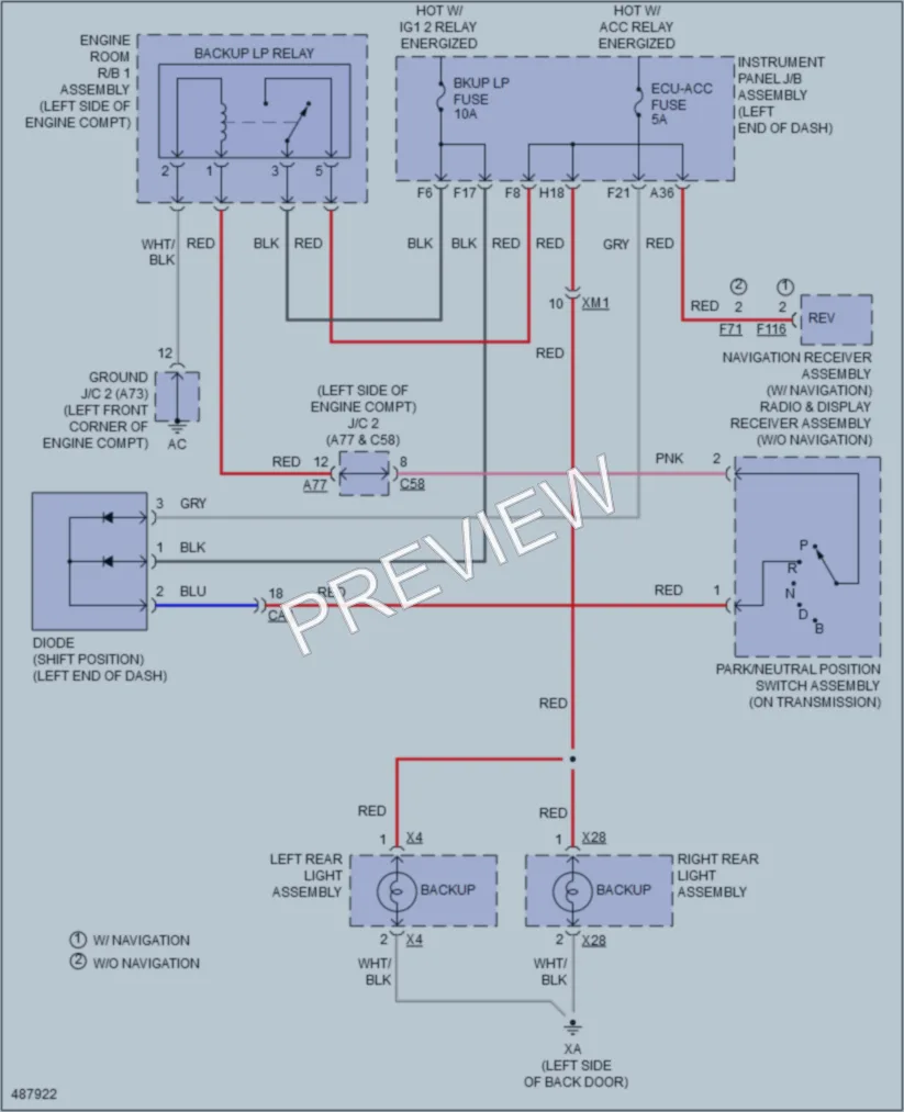 2016 Toyota Highlander Exterior Lights wiring diagram preview