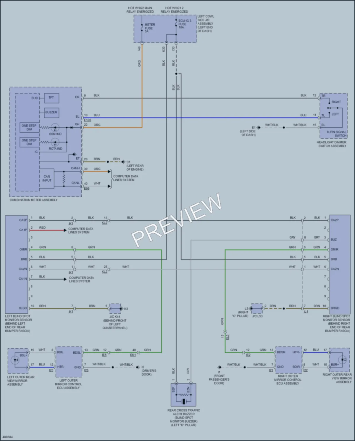 2016 Toyota LandCruiser Navigation wiring diagram preview
