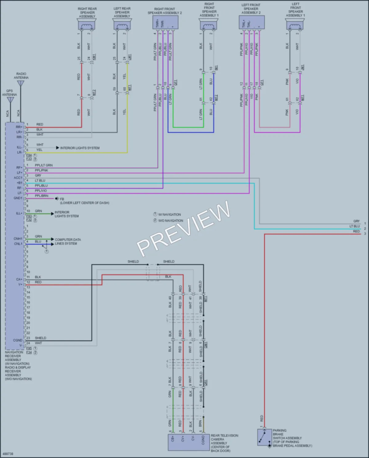 2016 Toyota Prius Radio wiring diagram preview