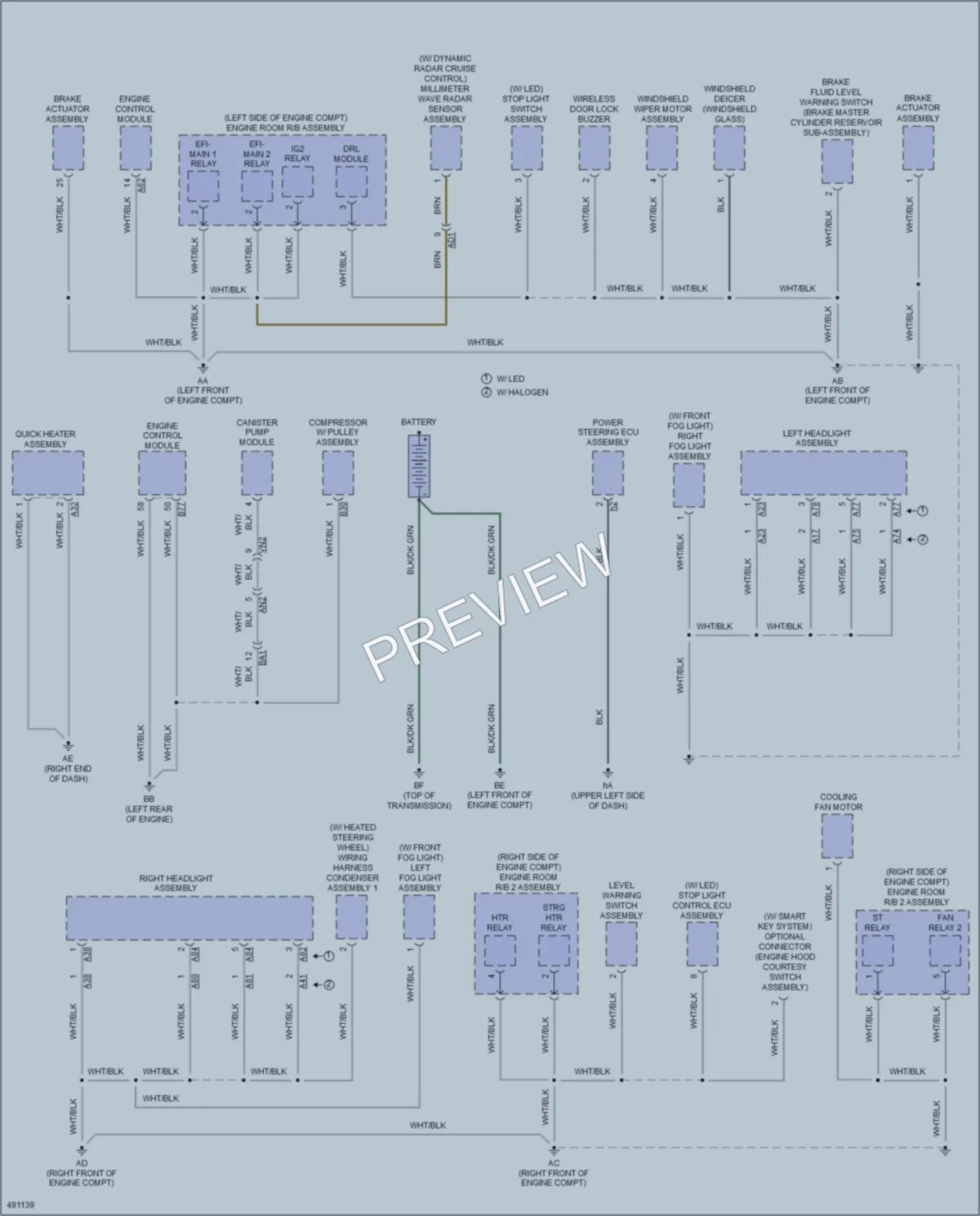2016 Toyota RAV4Hybrid Ground Distribution wiring diagram preview