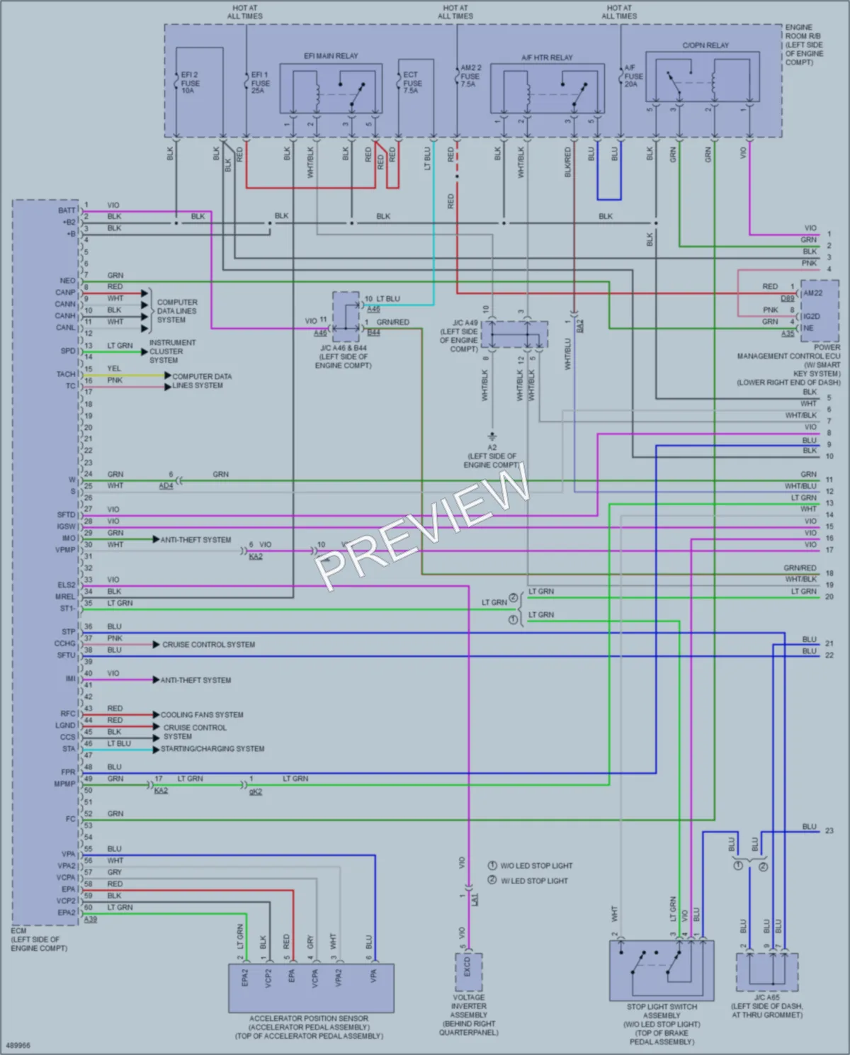 2016 Toyota Sienna Engine Performance wiring diagram preview