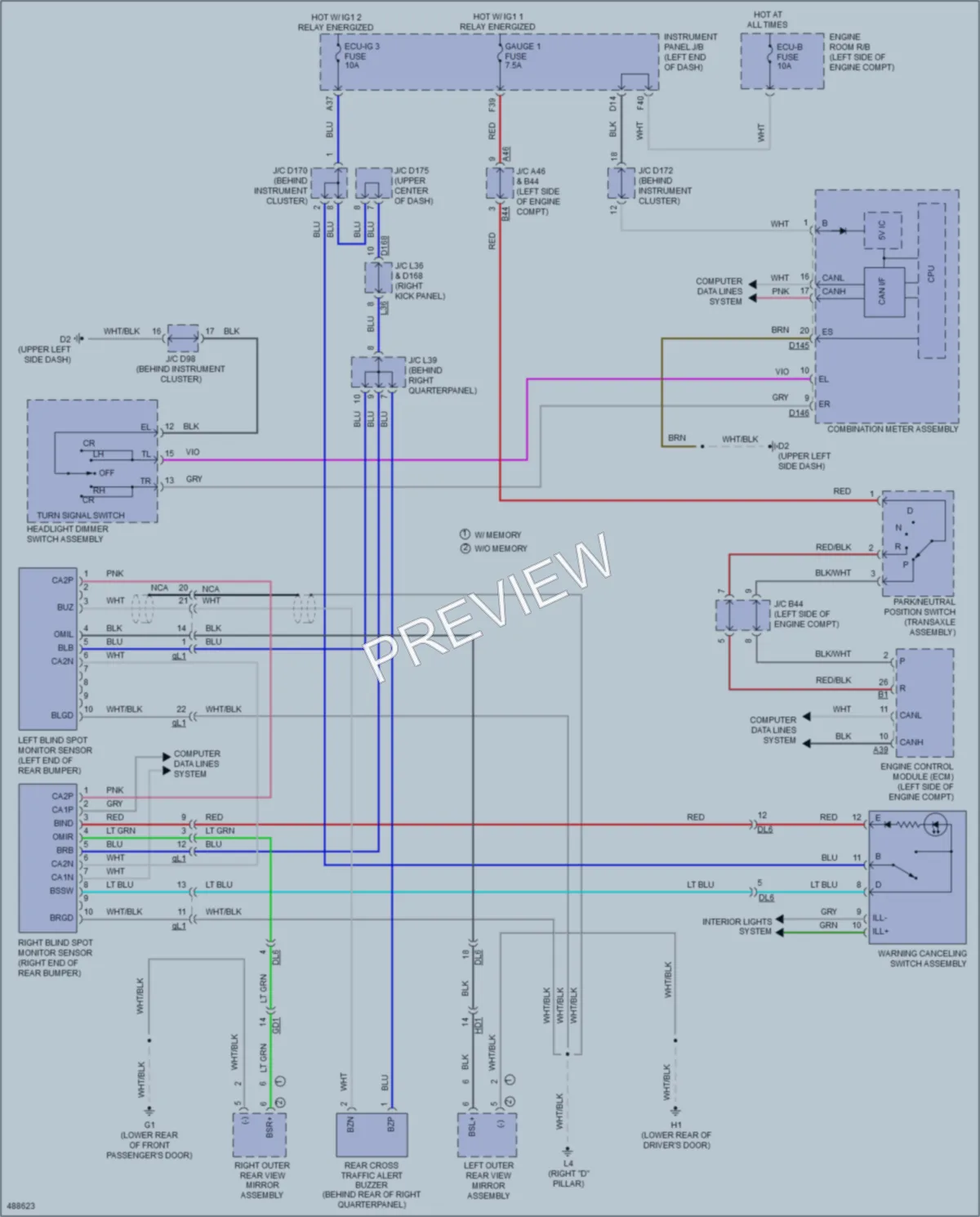 2016 Toyota Sienna Navigation wiring diagram preview