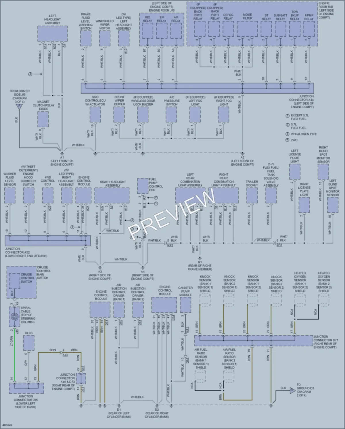 2016 Toyota Tundra Ground Distribution wiring diagram preview